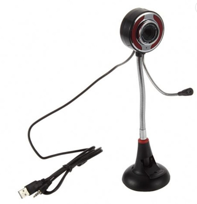 USB-flexibele zwanenhalsbuiswebcam met microfoonmicrofooncamera 58*250 mm